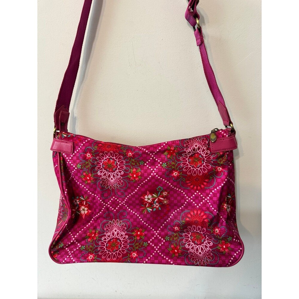 OILILY VIBRANT PINK FLORAL SHOULDERBAG - Picture 4 of 7